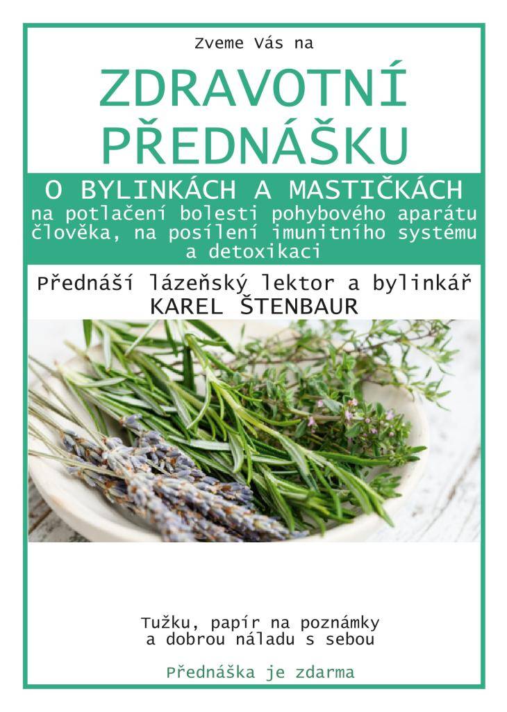 Obec Valaská Dubová v spolupráci s Jednotou dôchodcov Slovenska Val. Dubová Vás pozýva na prednášku o bylinkách, ktorá sa bude konať 22. 7. 2025 o 16:00 v sále KD vo Val. Dubovej.