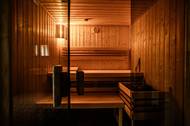 V domečku nechybí ani sauna.
