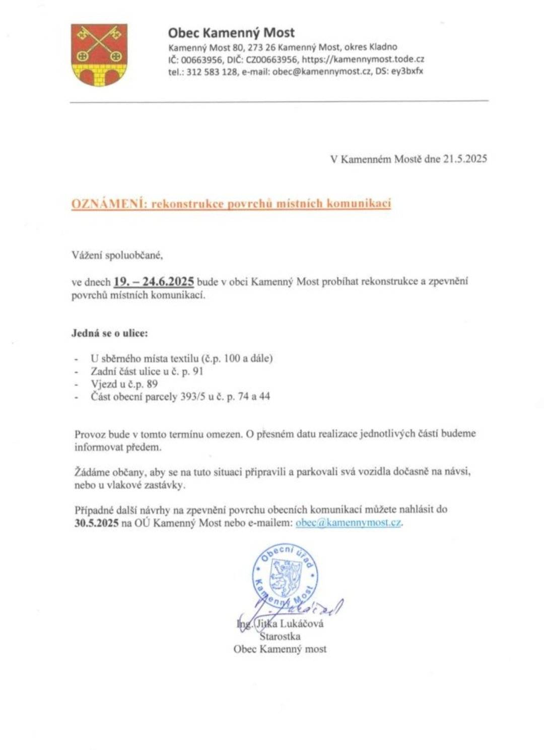 Bude probíhat 19. až  24.6.2025.