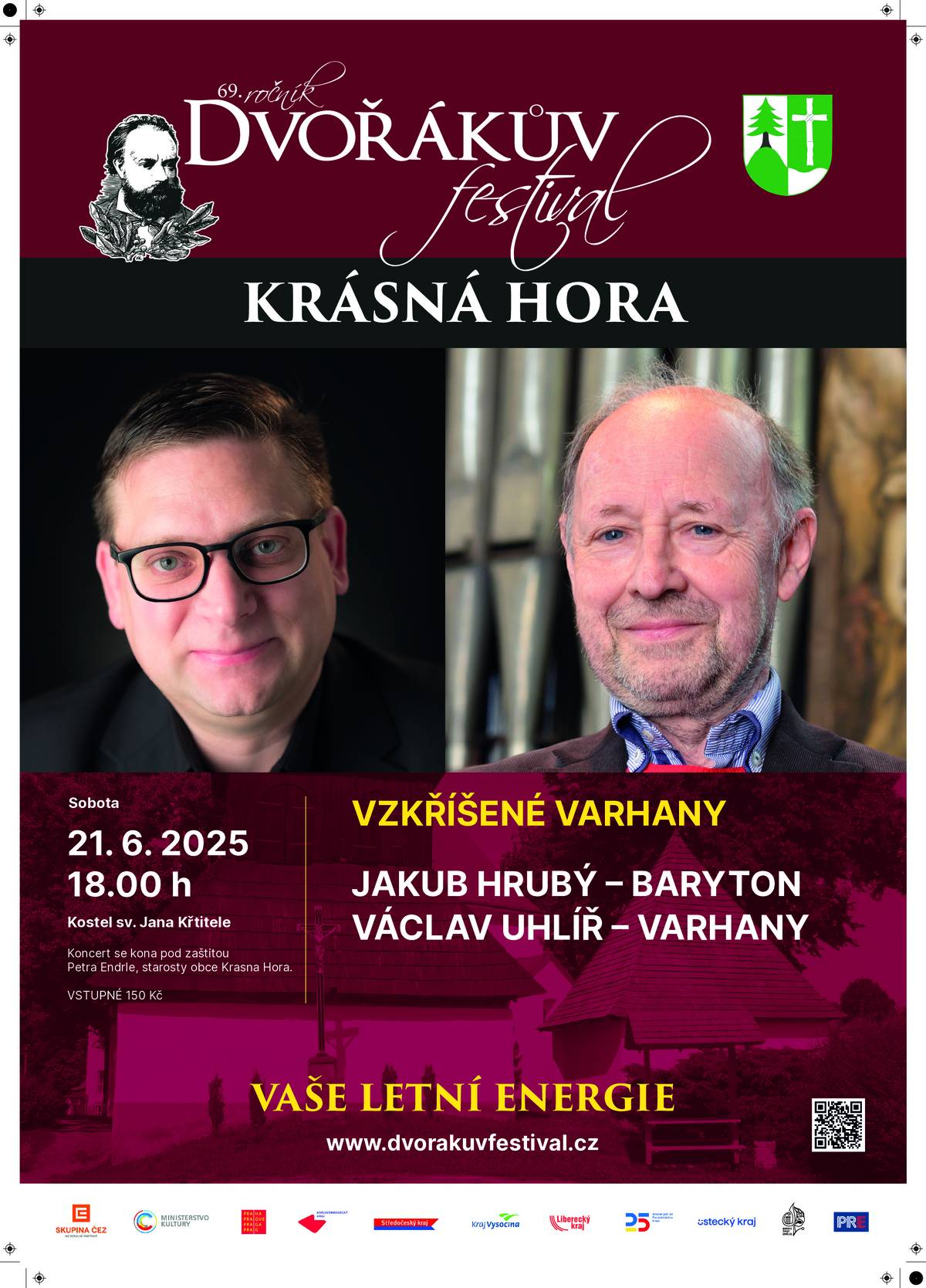 21.6.2025 v 18:00 hodin v Kostel sv. Jana Křtitele.