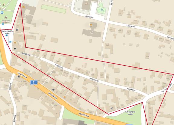 Vážení občané, v sobotu 31. května 2025 proběhne plánovaná odstávka dodávky pitné vody v následujících lokalitách (viz. mapka):   Komenského náměstí   Polákova ulice   část ulice Na Průhonech   Kmochovo náměstí    Odstávka bude trvat od 8:00 do 16:00 hodin. Po dobu přerušení dodávky vody bude zajištěno náhradní zásobování pitnou vodou, a to prostřednictvím cisterny umístěné na Kmochově náměstí. Děkujeme za pochopení a trpělivost.