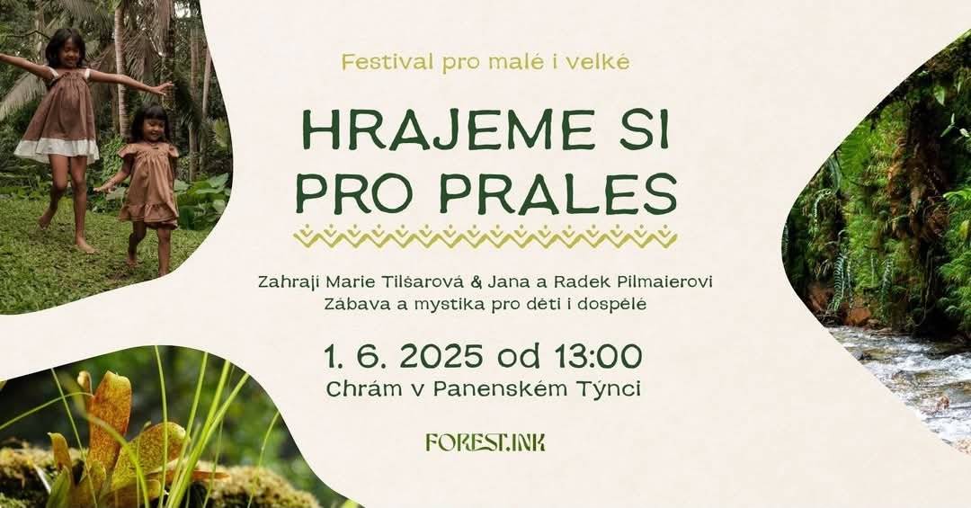 Přijďte na poslední fotbalový zápas sezóny v sobotu 31.5. od 13:30hod u sokolovny proti Slavětínu. V neděli od 13hod se koná v chrámu benefiční festival pro malé i velké. Celý výtěžek jde na ochranu amazonského pralesa.