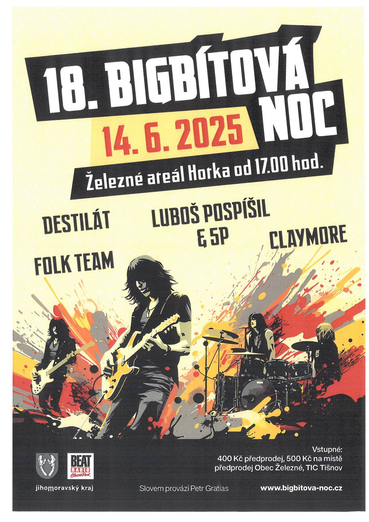 18. Bigbítová noc v Železném od 17:00 hod.