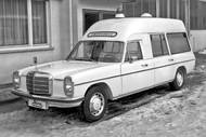 Na prodlouženém rozvoru stavěla německá karosárna Binz maximálně kvalitní ambulance, dodávané do většiny evropských zemí