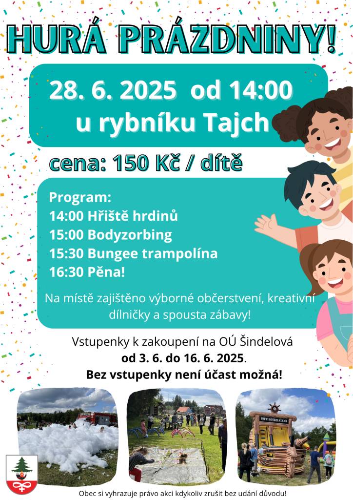 Sportovně zábavné odpoledne pro děti.