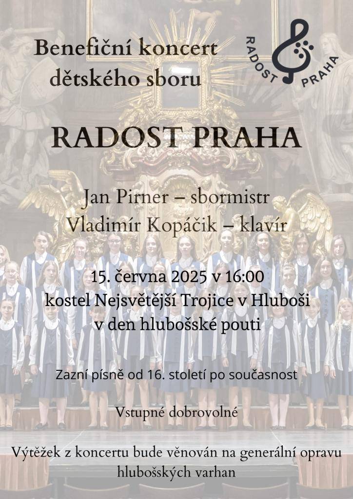 Koncert v kostele 15.6.2025 od 16 hodi