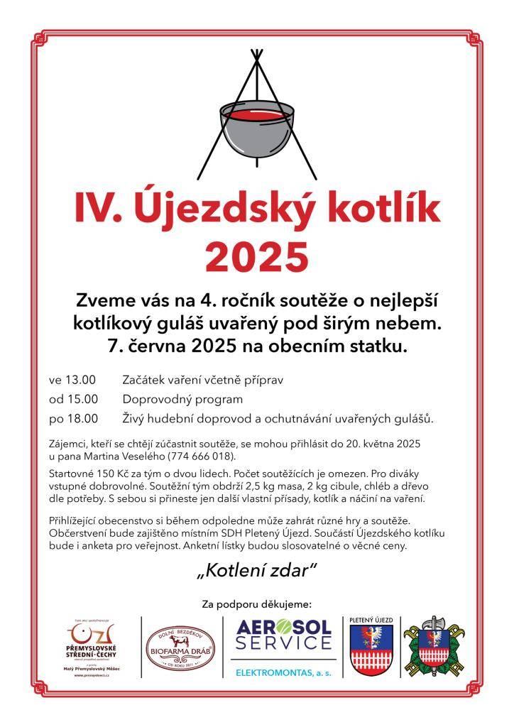 v sobotu 7. června - Pletený Újezd na obecním statku