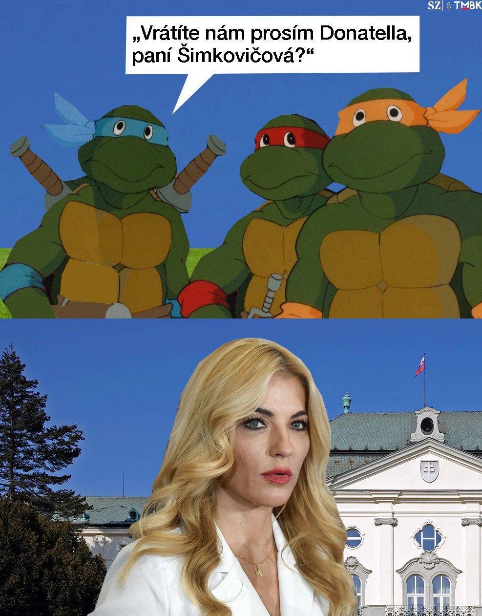 Generální tajemník kanceláře slovenského ministerstva kultury Lukáš Machala koncem května v průvodu mužů v kuklách odvezl ze Spišského muzea v Levoči bustu Cecílie Gonzaga od renesančního umělce Donatella. Koláž TMBK pro SZ.