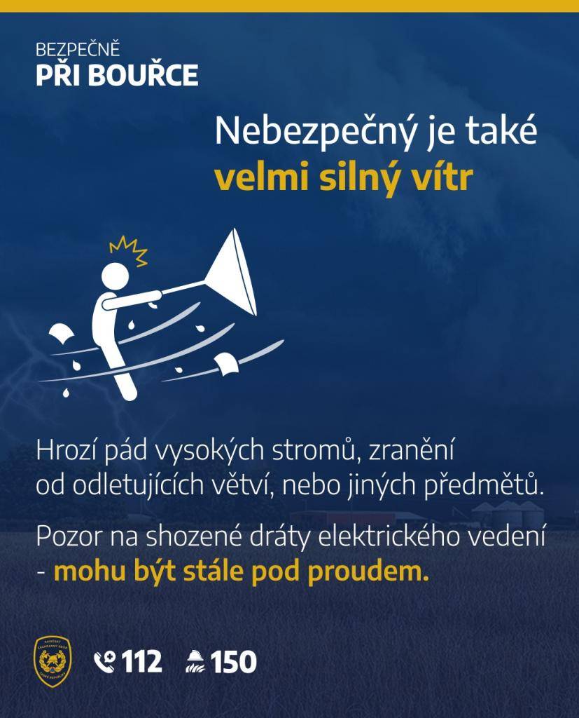 Informace od Hasičského záchranného sboru České republiky