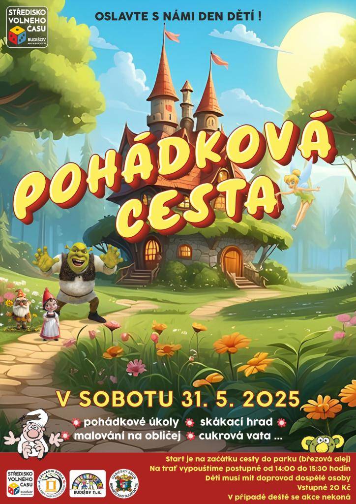 pohádkové úkoly,skákací hrad, kolo štěstí, malování na obličej, cukrová vata