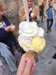 Na náměstí San Gimignana se nachází hned dvě výborné zmrzlinárny oceněné v řadě soutěží.