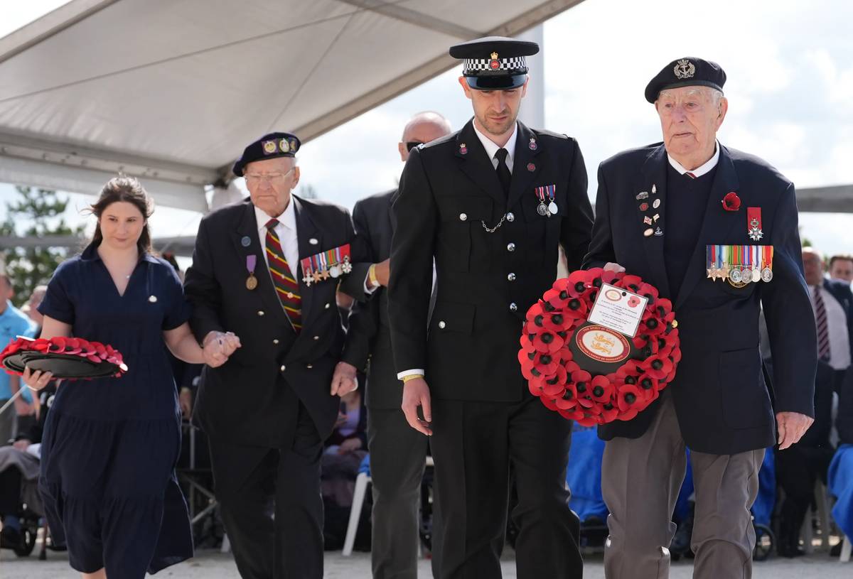 Veteráni druhé světové války na 81. výročí vylodění v Normandii