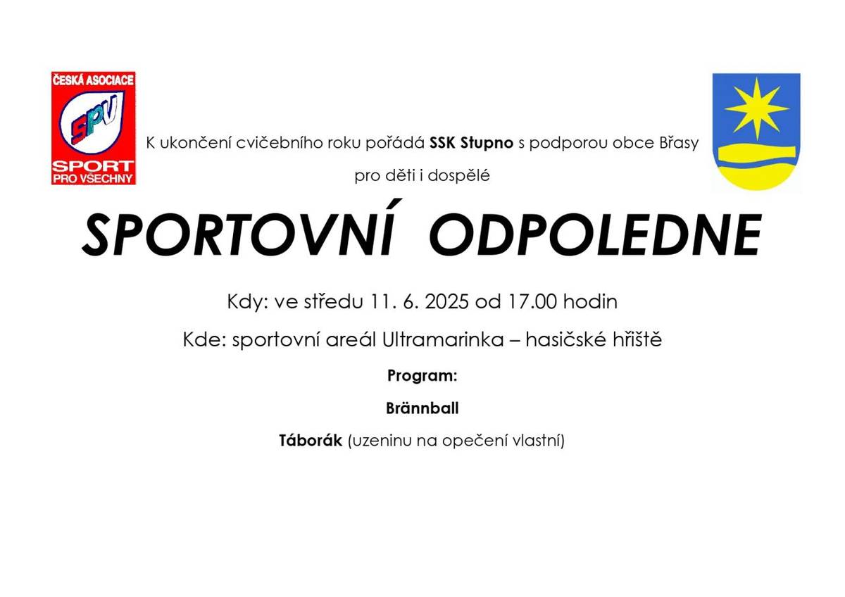 11.6.2025 od 17:00 hod.  volnočasový areál Ultramarinka