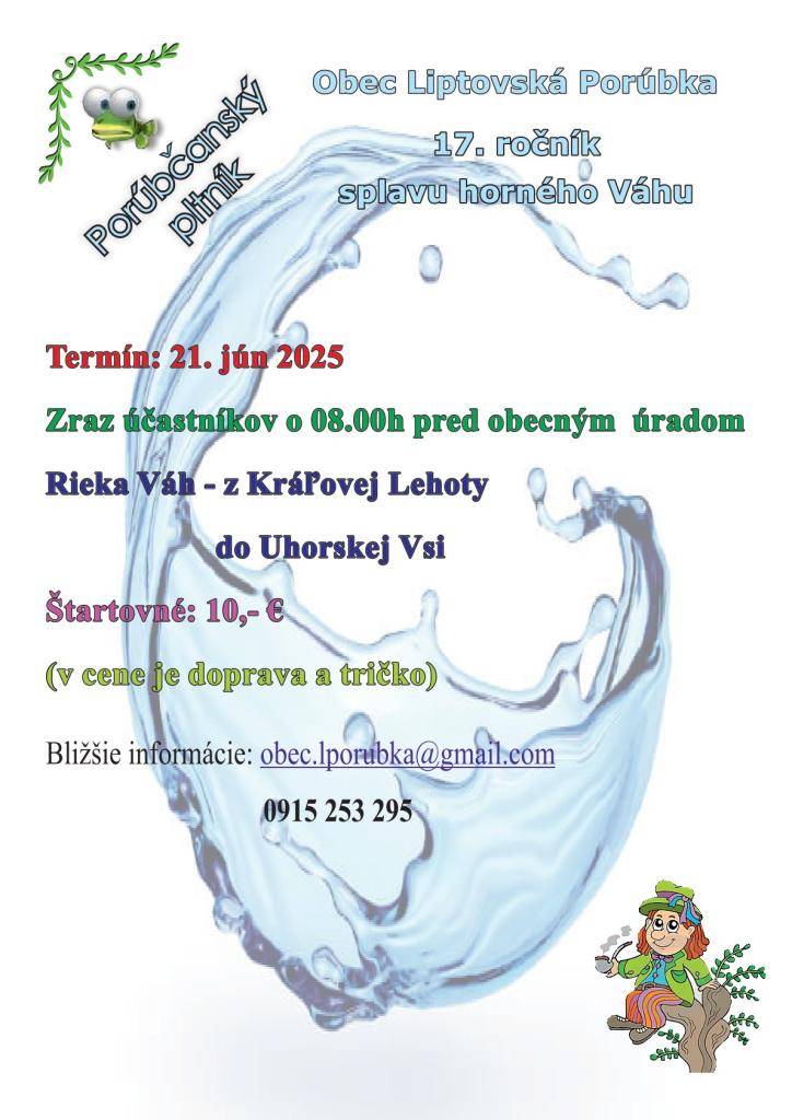 21.06.2025 so zrazom pred obecným úradom v Liptovskej Porúbke