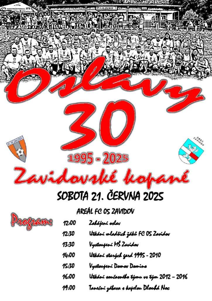 Sobota 21.června 2025 od 12:00.