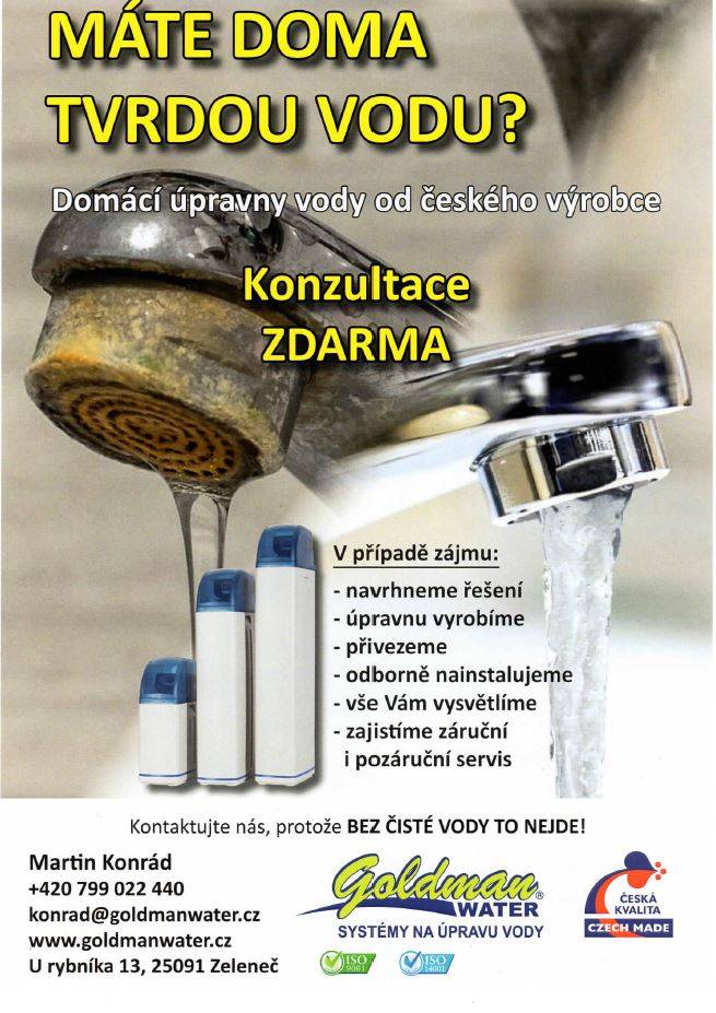 Nabídka - domácí úpravny vody od českého výrobce