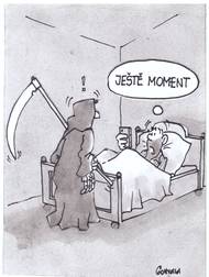 Smrt musí počkat, ale Facebook nepočká