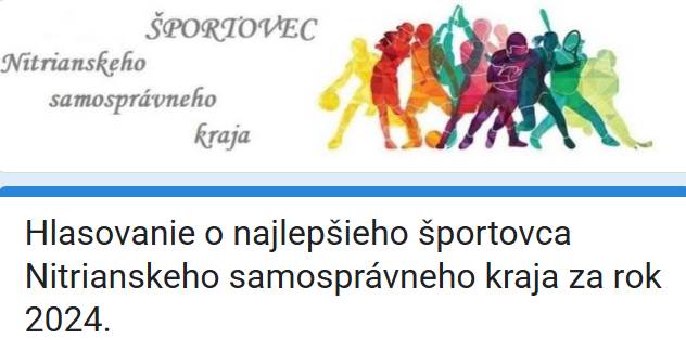 Milá športová verejnosť,  v online hlasovaní máte jedinečnú príležitosť podporiť svojho obľúbeného športovca, ktorý reprezentuje náš kraj s odhodlaním, výnimočnými výkonmi a športovým duchom.