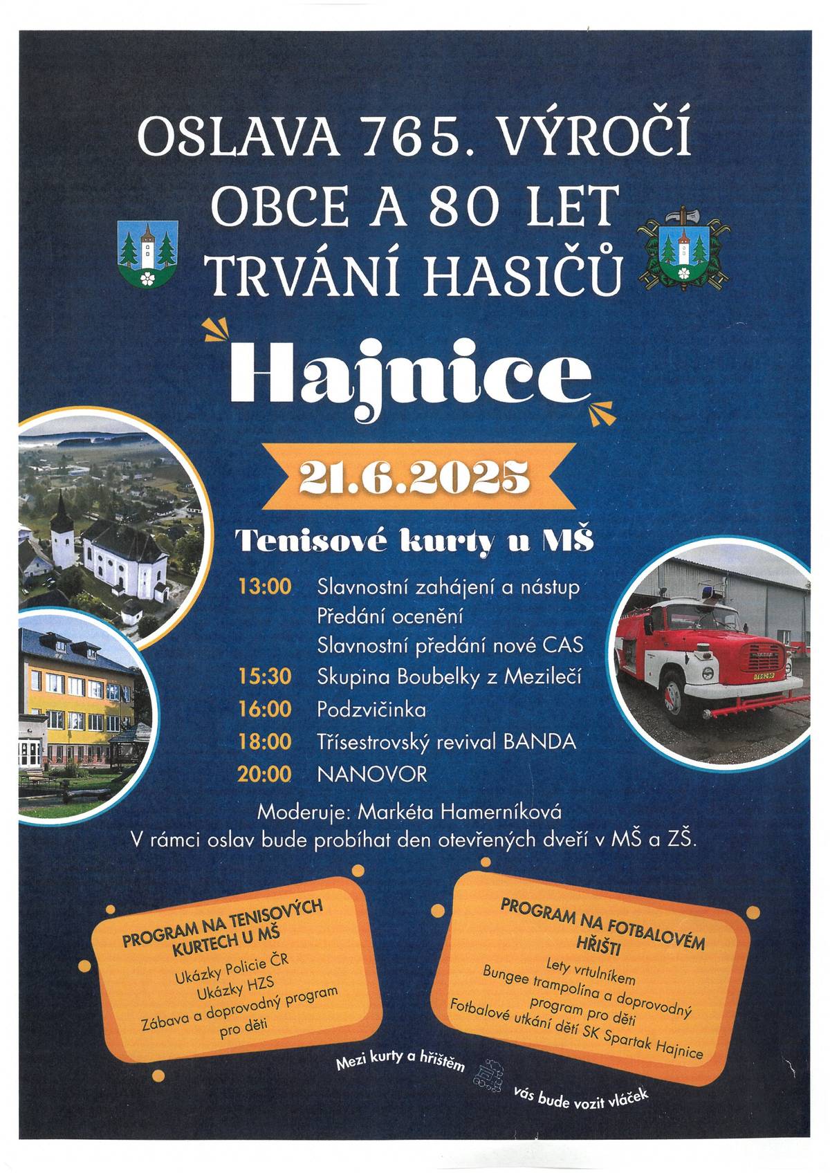 Oslava 765. výročí obce a 80 let trvání hasičů