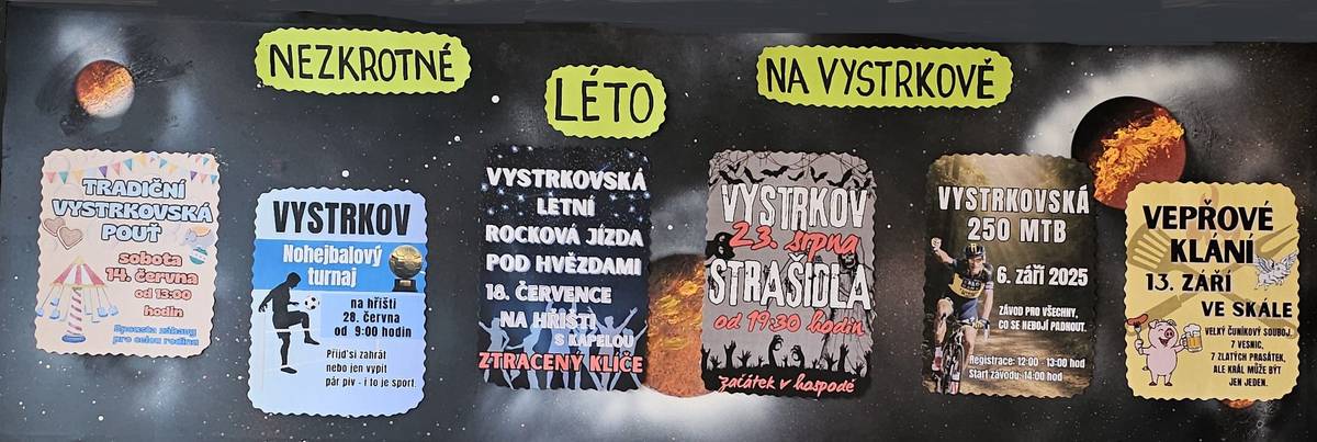 Srdečně jste zvání na akce Vystrkovského léta 2025.