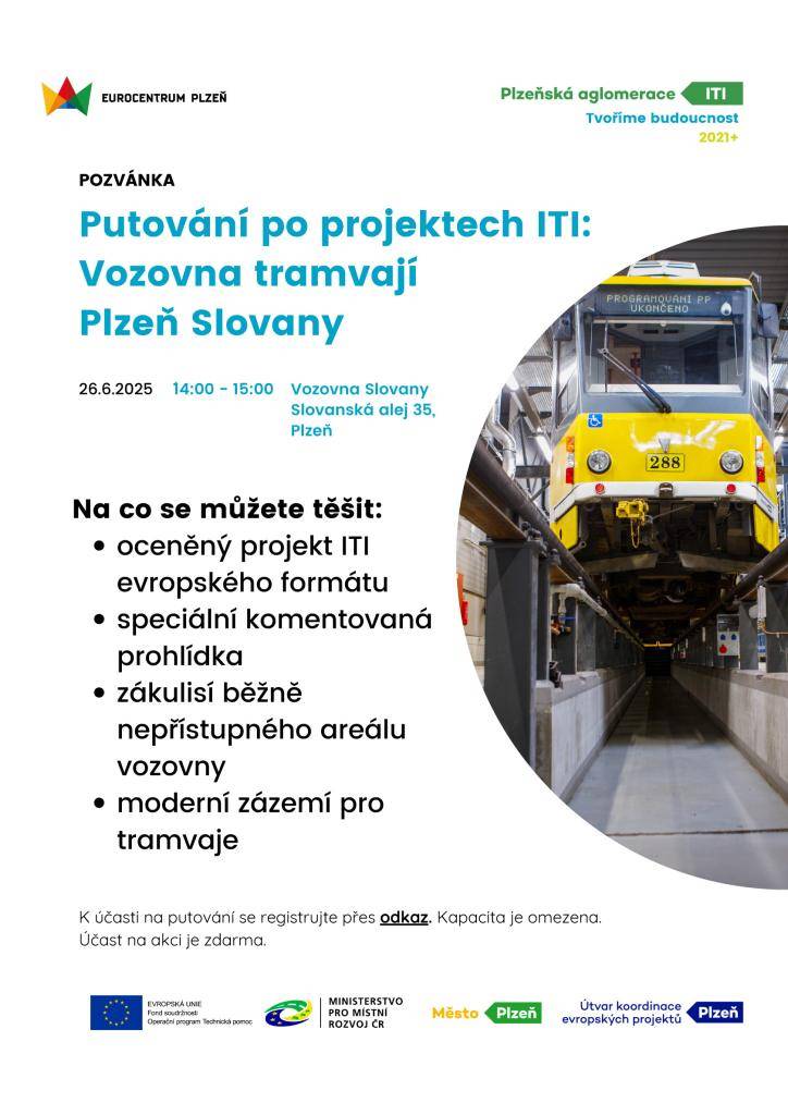 26.6.2025, 14:00–15:00 - Vozovna Slovany, Slovanská alej 35, Plzeň