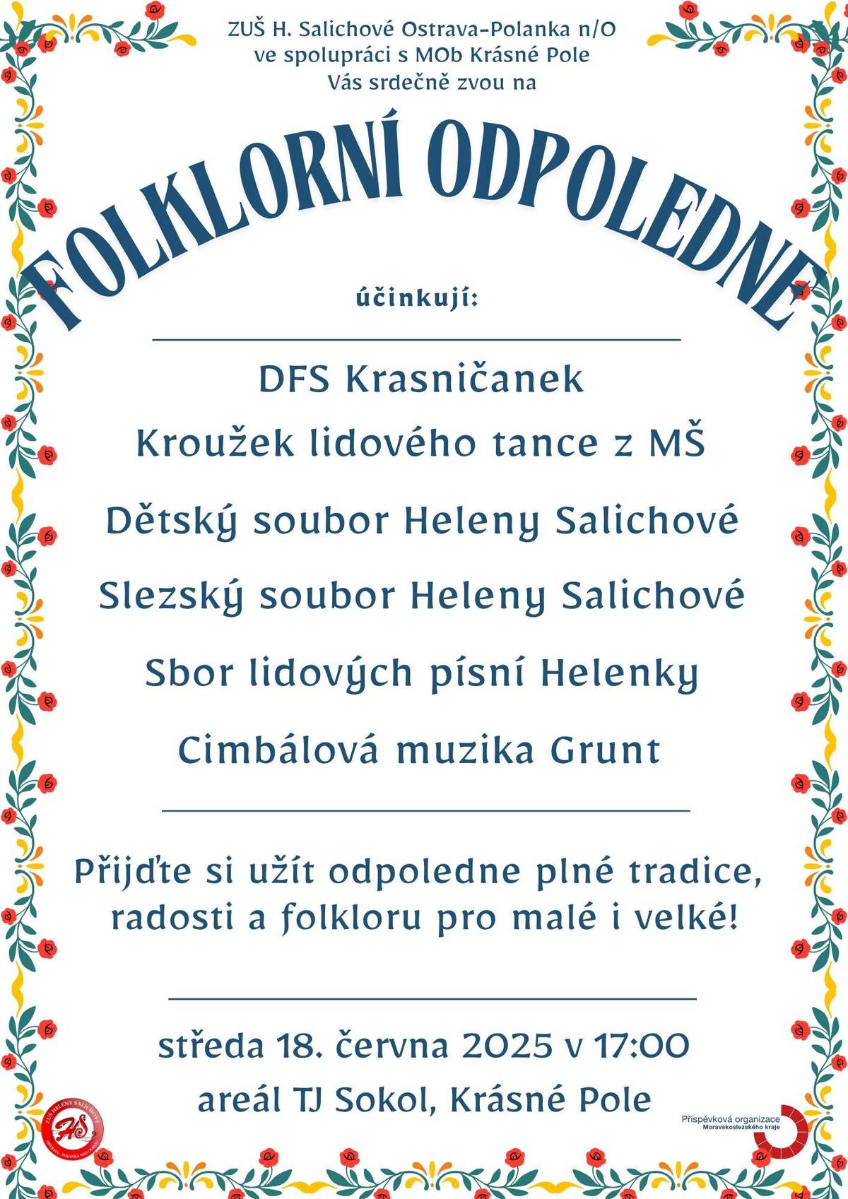 Jste srdečně zváni.