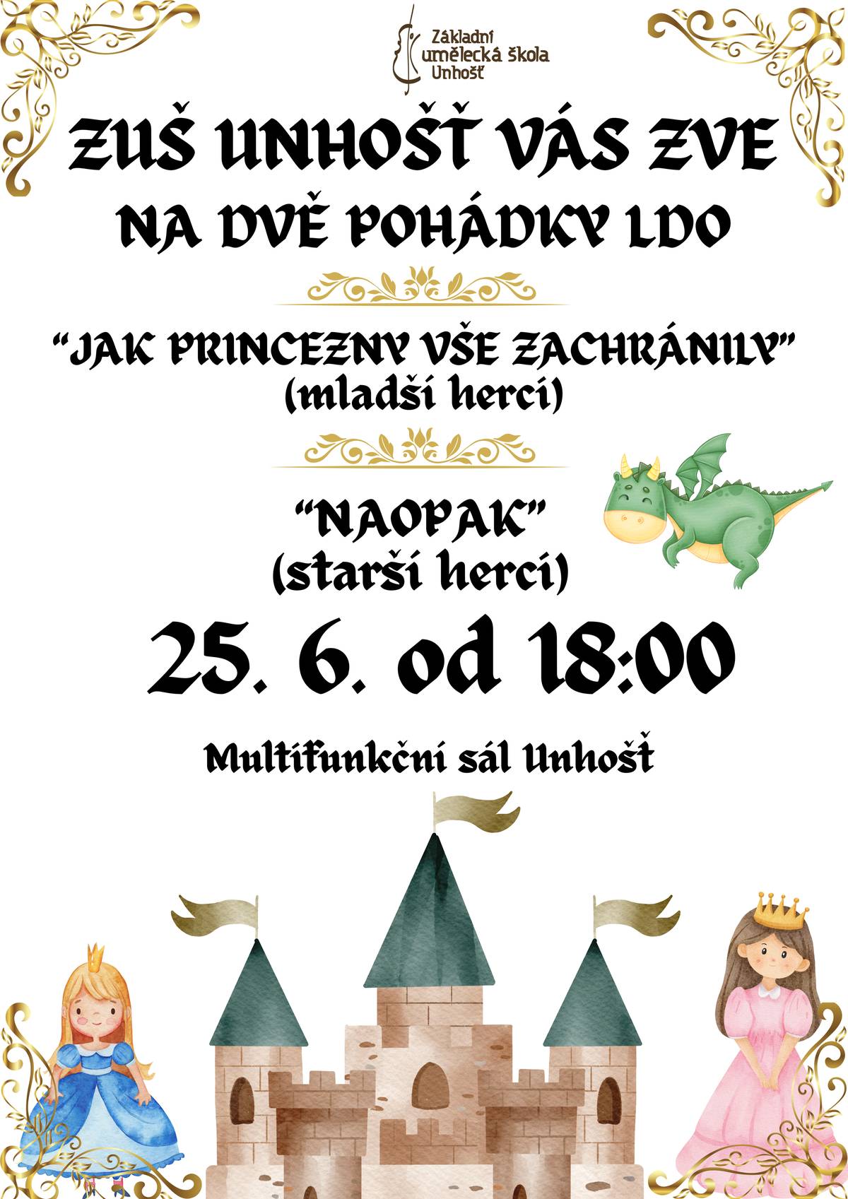 Pohádky od ZUŠ Unhošť 25.6.2025