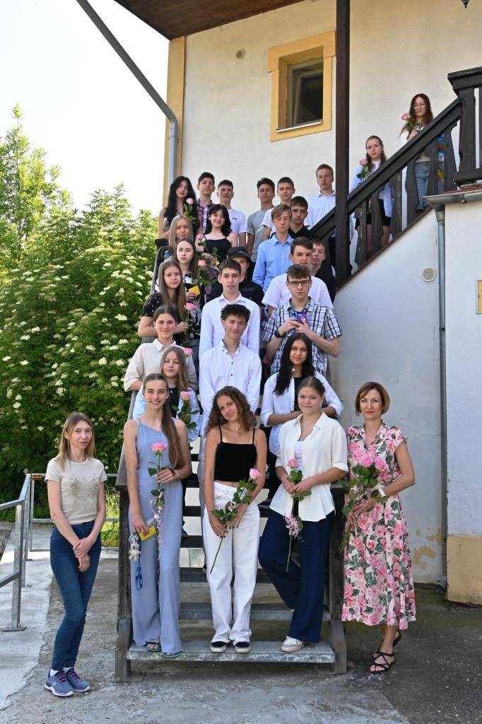 Rozloučení se žáky 9. třídy dne 18.6.2025