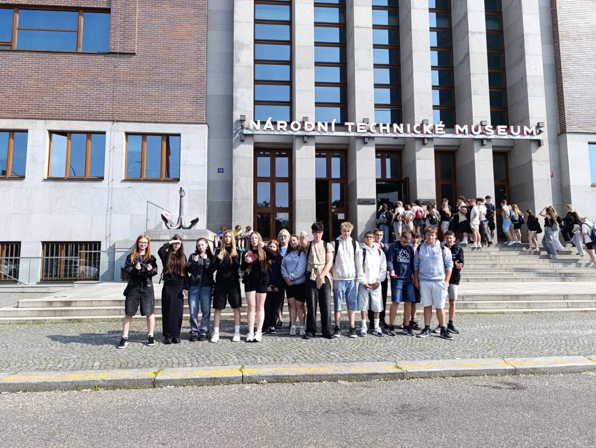 Exkurze deváťáků do Národního technického muzea v Praze