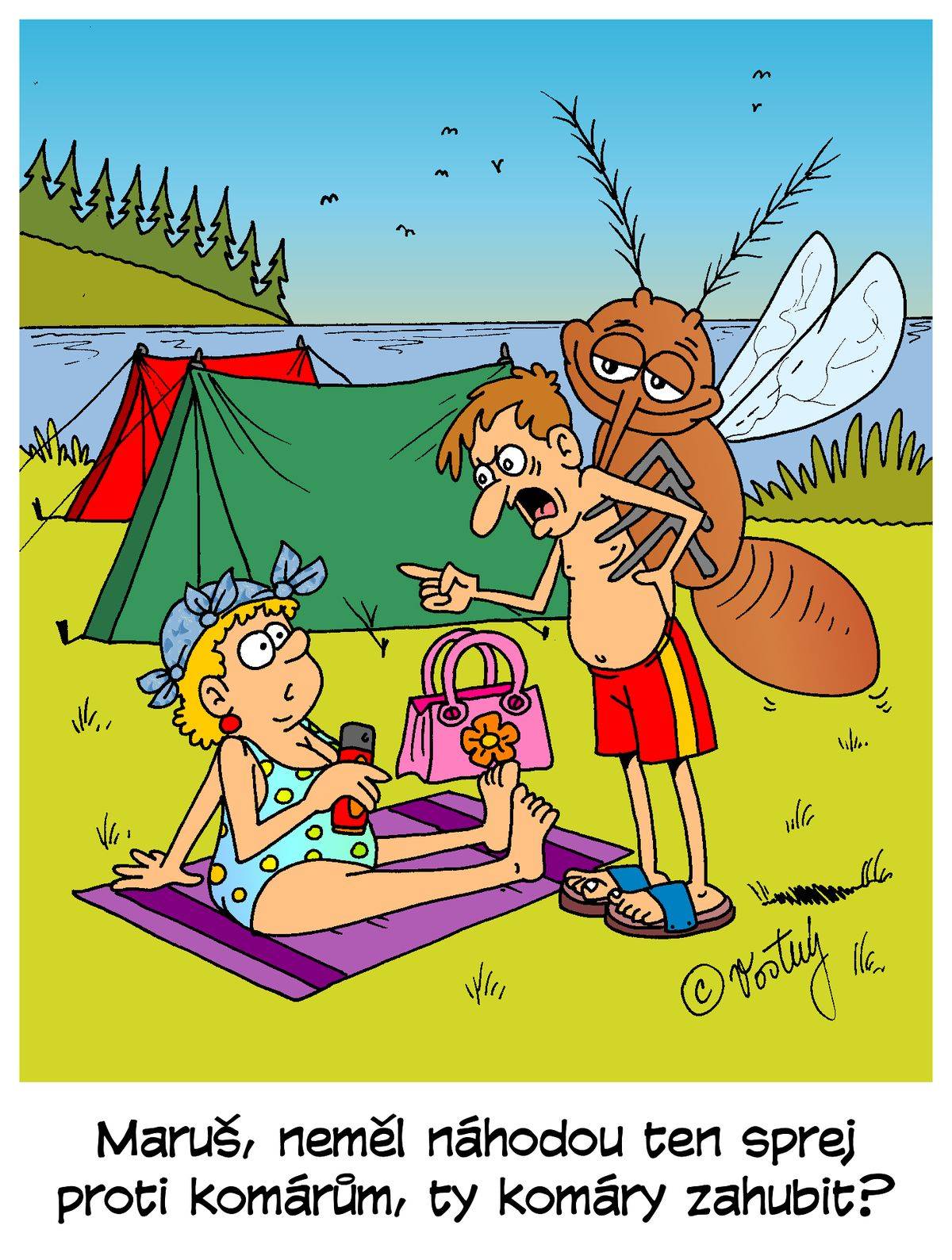 Přípravek na komáry je nezahubí