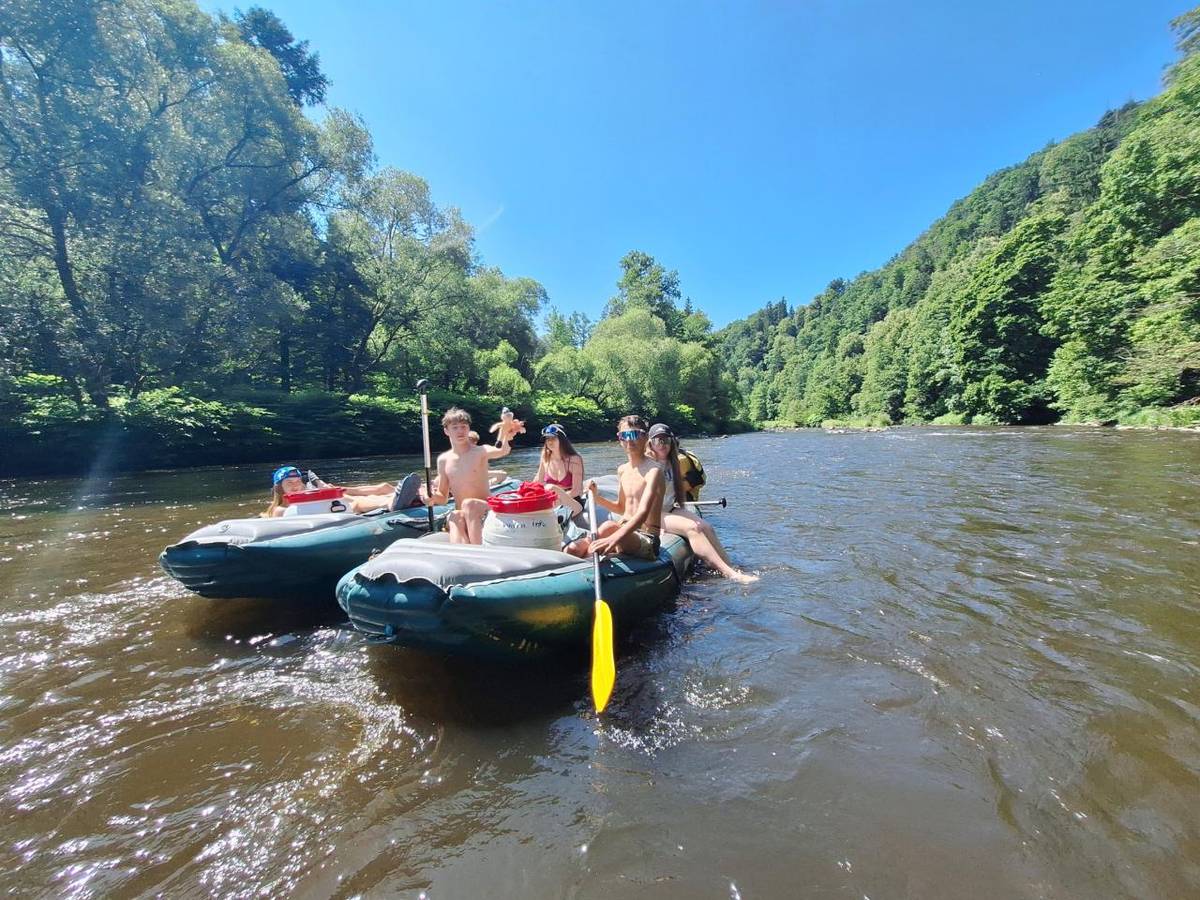Rafty s deváťáky - Vltava 2025