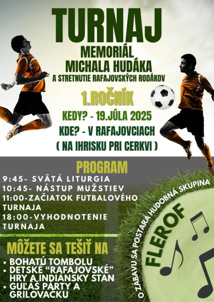 1. ročník Turnaj Memorial Michala  Hudáka