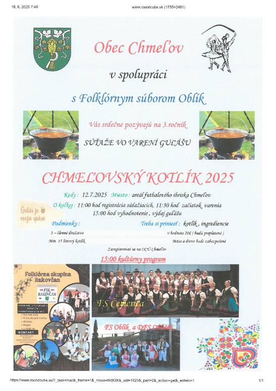 Chmeľovský kotlík 2025