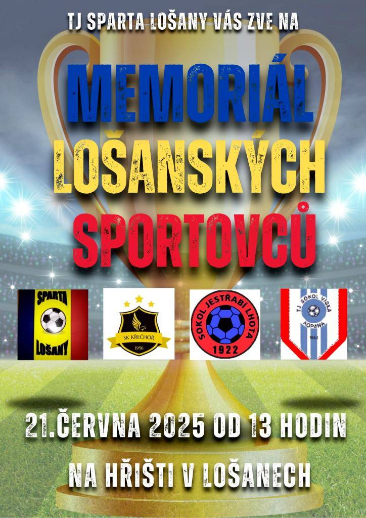 21.6.2025 OD 13:00 hodin na hřišti v Lošanech