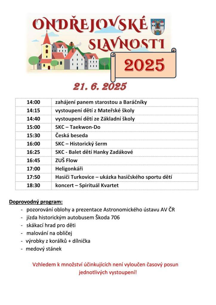 již tuto sobotu 21. června od 14 hodi