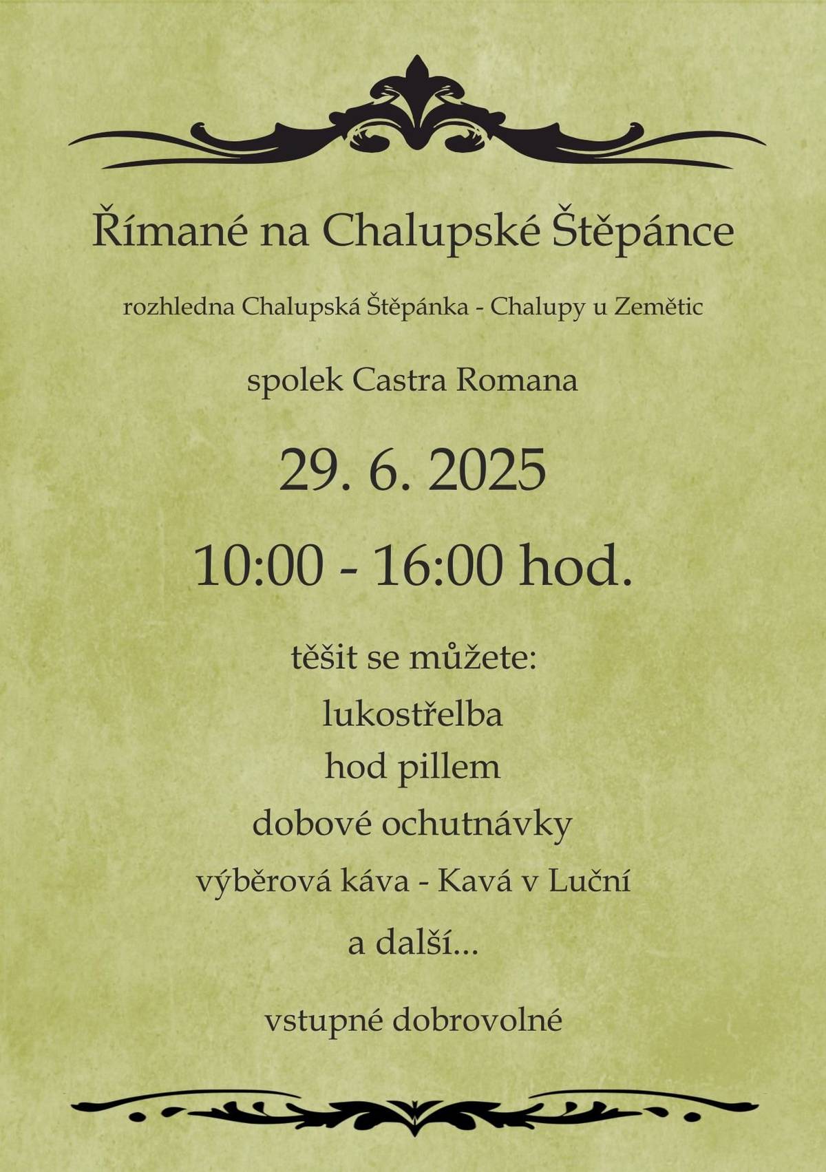 Pozvánka na rozhlednu Štěpánka