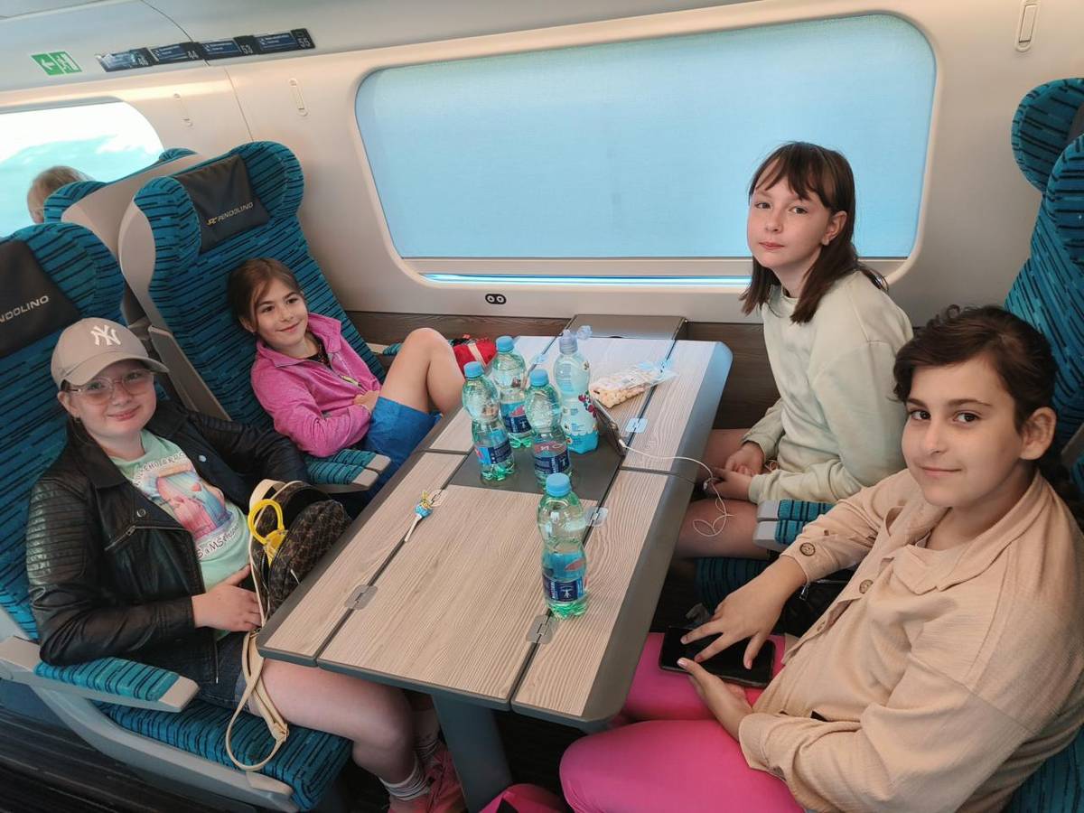 Tradiční výlet 5. třídy do Prahy.