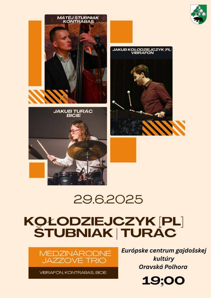 Už túto nedeľu 29. 6. 2025 o 19:00 v Európskom centre gajdošskej kultúry zaznie svetový jazz!