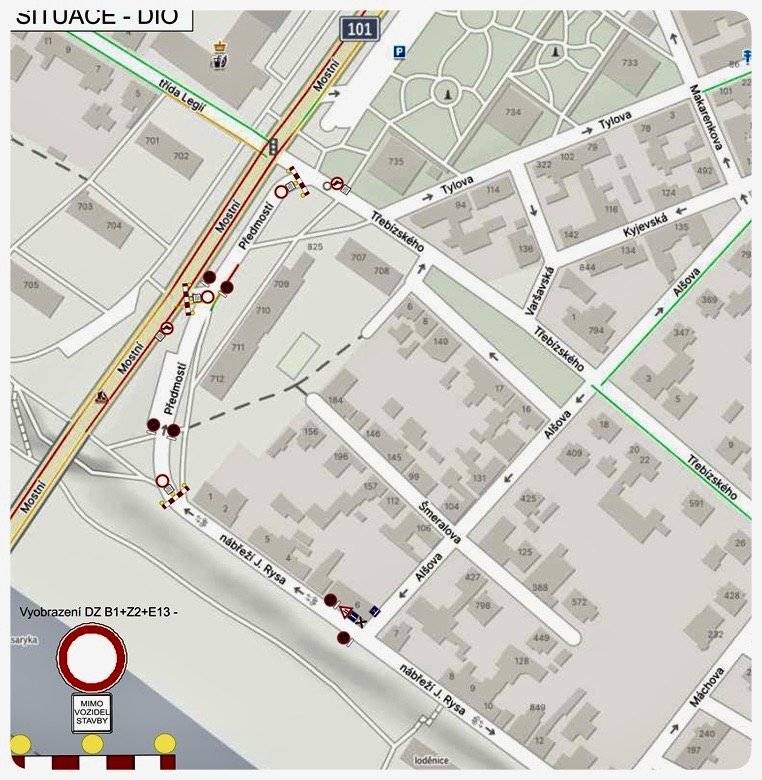 Vážení občané, v termínu od 01.07. do 15.08. 2025 budou z důvodu výstavby nových  parkovacích míst, jež jsou součástí realizace okružní křižovatky v Lobečku, zcela uzavřeny tyto části ulic: Předmostí (od ulice nábřeží J. Rysa po křižovatku Předmostí x Třebízského) nábřeží J. Rysa (od křižovatky nábřeží J. Rysa x Alšova po ulici Předmostí) Děkujeme za pochopení.