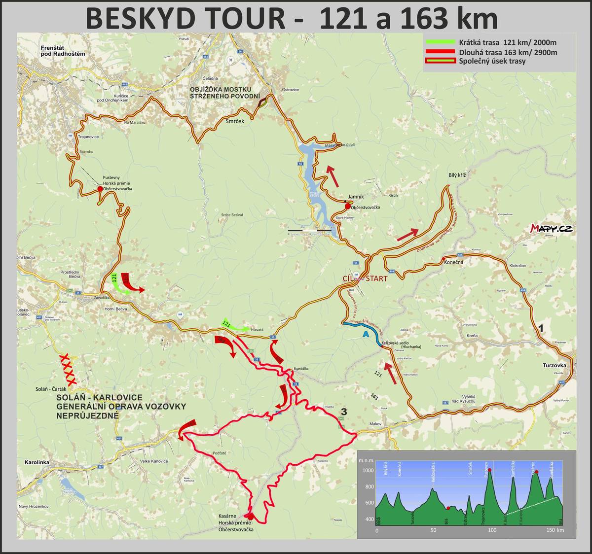 31. BESKYD TOUR  - cyklistická událost, která nemůže chybět v kalendáři každého nadšence do cyklistiky - SE POJEDE 28. 6. 2025
