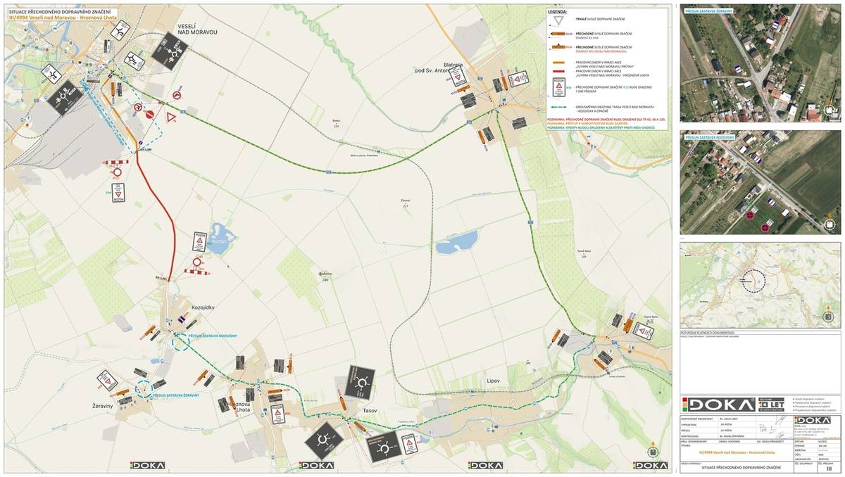 Od 1. července 2025 začne oprava silnice vedoucí z Veselí nad Moravou směrem na Kozojídky. V souvislosti s tím dojde k významným dopravním omezením, která potrvají přibližně dva měsíce. Hlavní změny v dopravě: Úsek od kruhového objezdu na Hutníku po budovu Správy a údržby silnic (SÚS) bude průjezdný pouze jedním pruhem – ve směru od okružní křižovatky k SÚS. V opačném směru od Kozojídek bude průjezd v jednosměrném provozu, přes účelovou cestu před SÚS (v současné době opravovanou) a povede řidiče k čerpací stanici na silnici I/54 směr Blatnice. Následovat bude úplná uzavírka pro úsek od SÚS Veselí směrem na Kozojídky. Objízdná trasa povede přes silnici I/54 do Blatnice pod Svatým Antonínkem a dále po I/71 přes Lipov a Tasov. Upozorňujeme občany, že objížďka se týká také autobusové dopravy takže zastávky BUS budou přesunuty před mateřskou školku Kozojídky. Děkujeme za pochopení a prosíme řidiče o zvýšenou opatrnost a respektování dopravního značení.