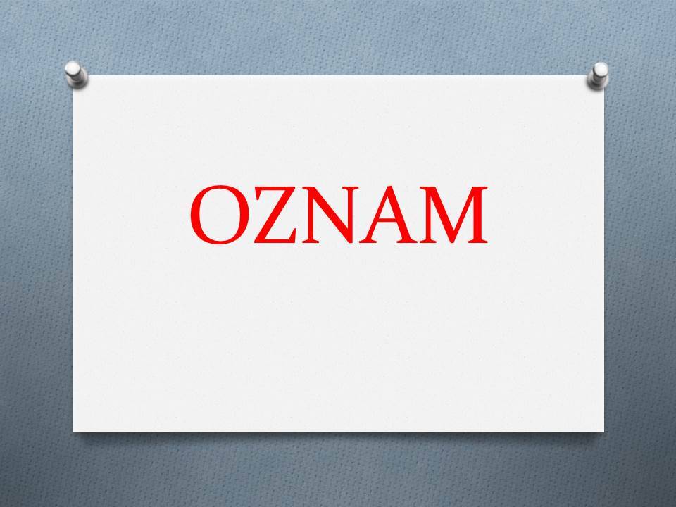 Zmena úradných hodín: v piatok 27.6.2025 - nestránkový deň