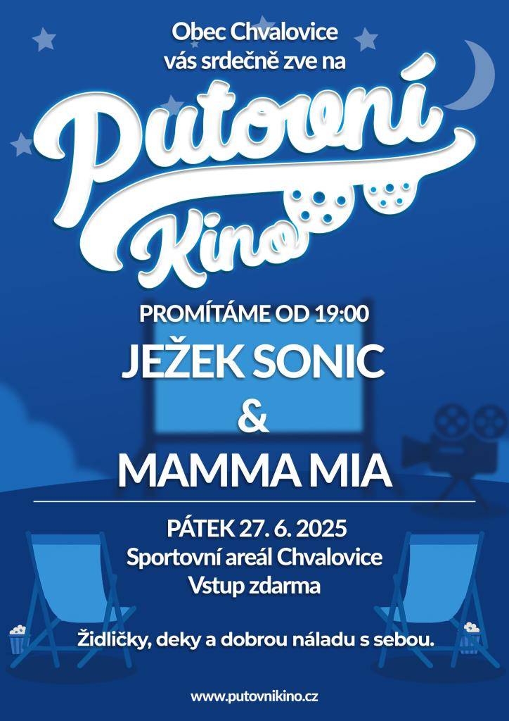 Na Putovní kino se můžete těšit již tento pátek a sobotu.