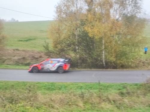 Středoevropská rally mistrovství světa WRC v naší obci.