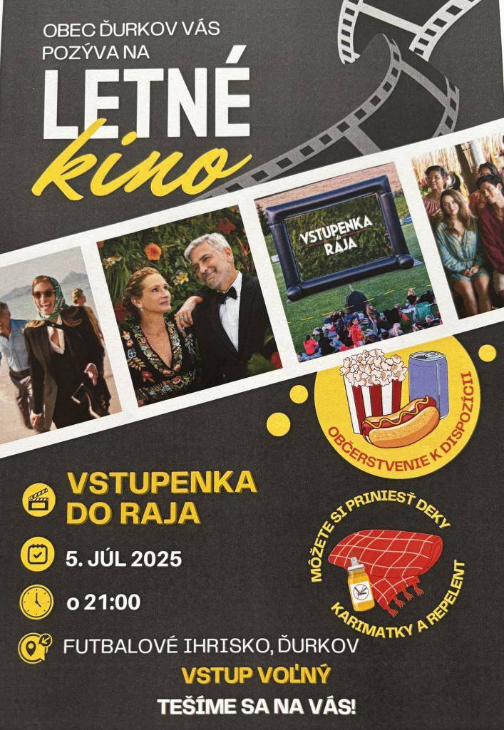 Pozvánka na letné kino