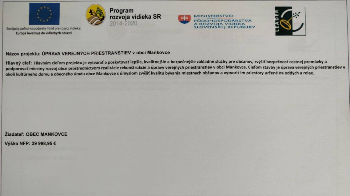 Úprava verejných priestranstiev