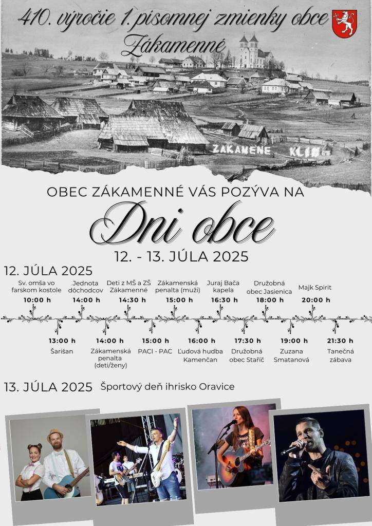 Dni obce Zákamenné