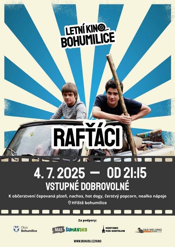 4.7.2025 od 21:15 hod Fotbalové hřiště Bohumilice