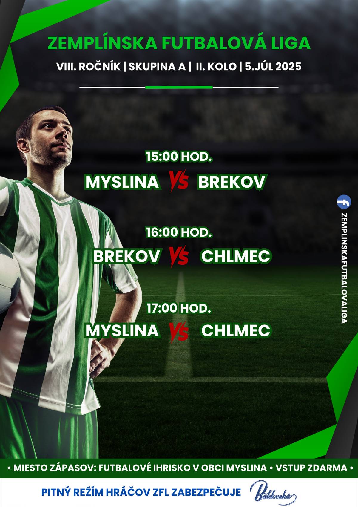 2. kolo Zemplínskej futbalovej ligy - 5.7.2025