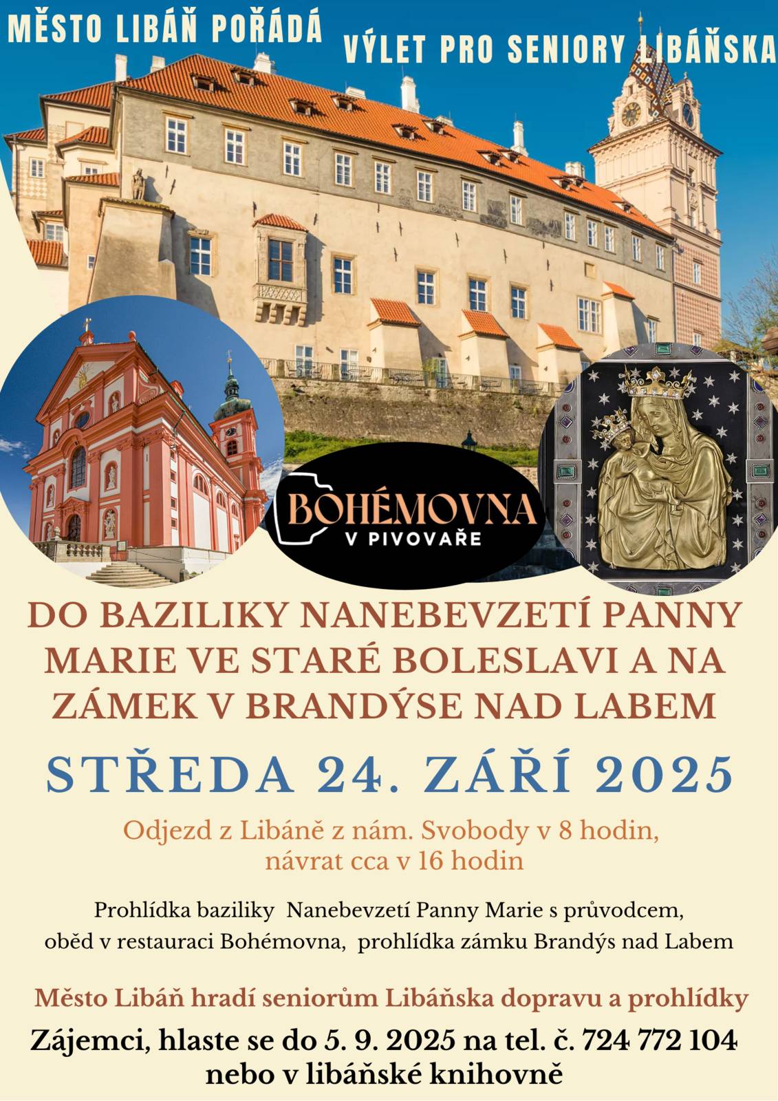 POZVÁNKA NA VÝLET PRO SENIORY LIBÁŇSKA